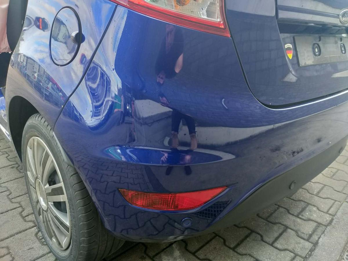 Ford Fiesta original Stoßstange Stossfänger hinten Indic Blau Metallic Bj.2016